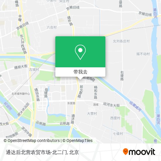 通达后北营农贸市场-北二门地图
