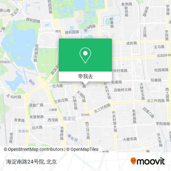 海淀南路24号院地图