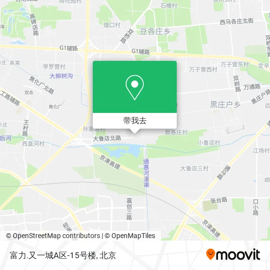 富力.又一城A区-15号楼地图