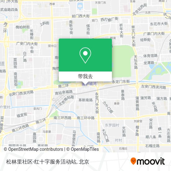 松林里社区-红十字服务活动站地图