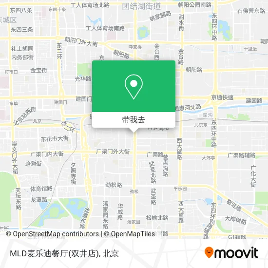 MLD麦乐迪餐厅(双井店)地图