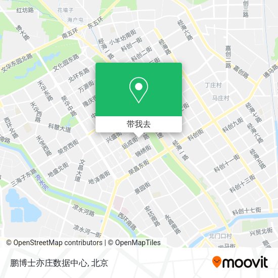鹏博士亦庄数据中心地图