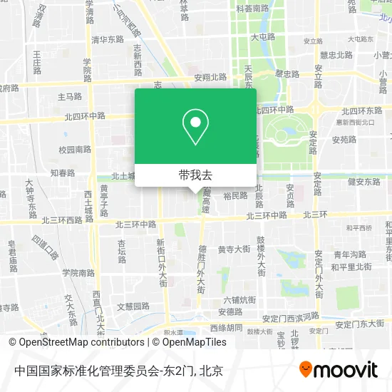 中国国家标准化管理委员会-东2门地图