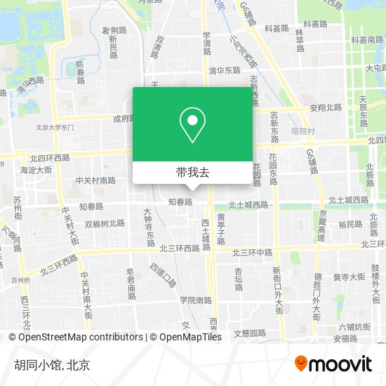 胡同小馆地图