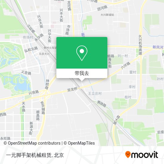 一元脚手架机械租赁地图