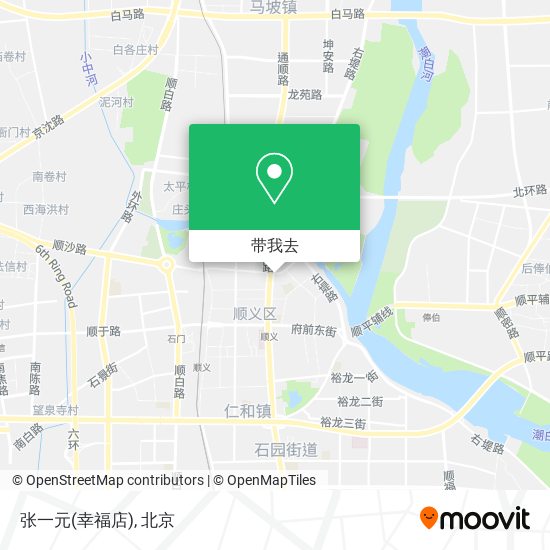 张一元(幸福店)地图