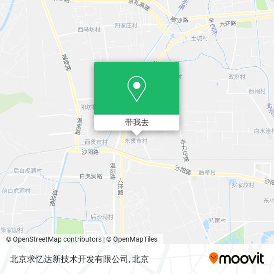 北京求忆达新技术开发有限公司地图
