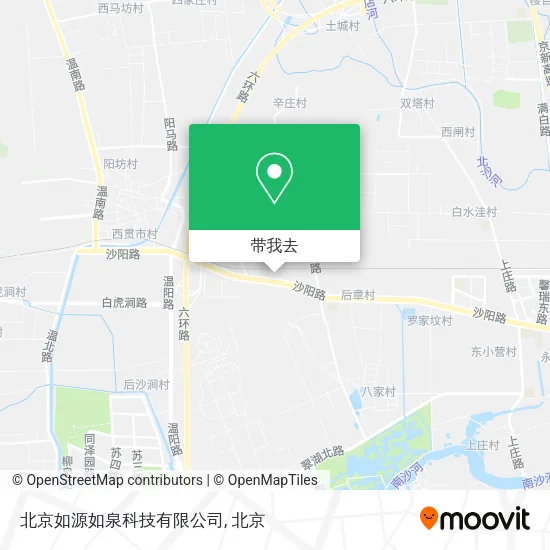 北京如源如泉科技有限公司地图