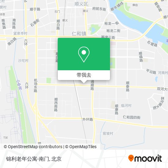 锦利老年公寓-南门地图