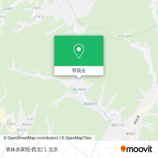 香妹农家院-西北门地图