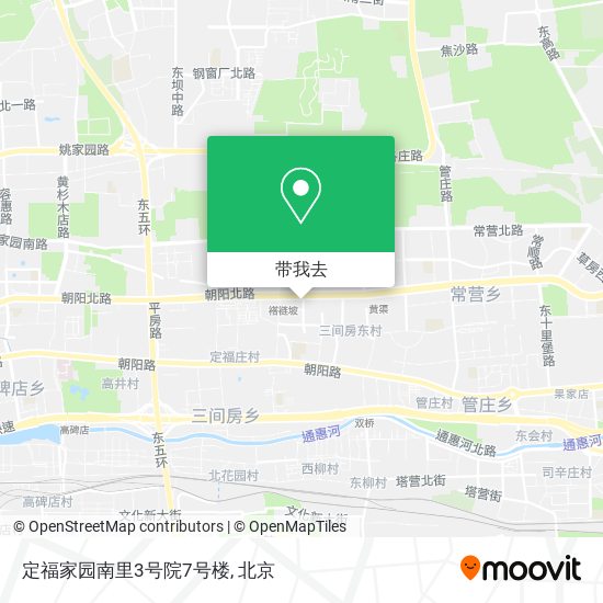定福家园南里3号院7号楼地图