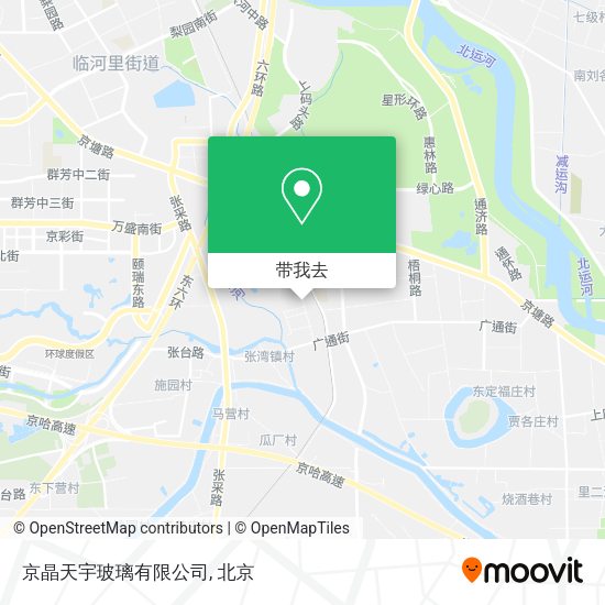 京晶天宇玻璃有限公司地图