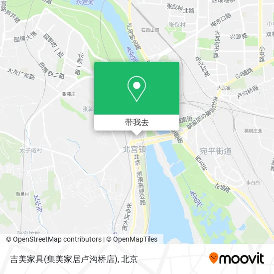 吉美家具(集美家居卢沟桥店)地图