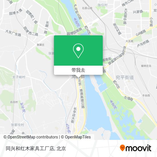 同兴和红木家具工厂店地图