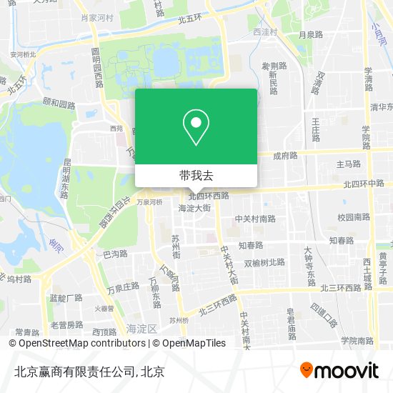 北京赢商有限责任公司地图