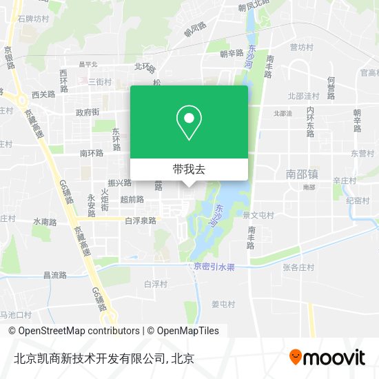 北京凯商新技术开发有限公司地图
