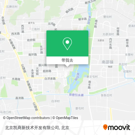 北京凯商新技术开发有限公司地图