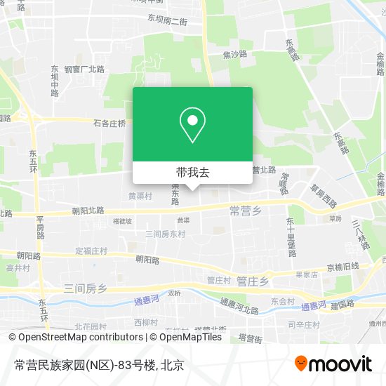 常营民族家园(N区)-83号楼地图