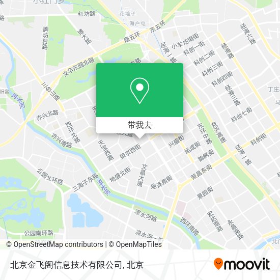 北京金飞阁信息技术有限公司地图