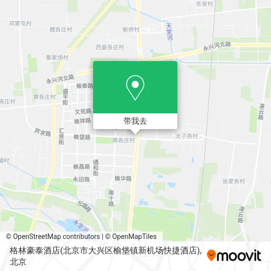 格林豪泰酒店(北京市大兴区榆垡镇新机场快捷酒店)地图