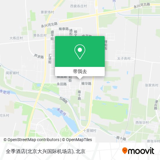全季酒店(北京大兴国际机场店)地图