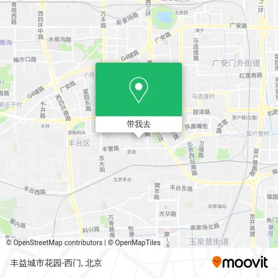 丰益城市花园-西门地图