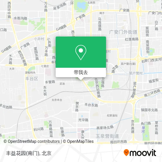 丰益花园(南门)地图