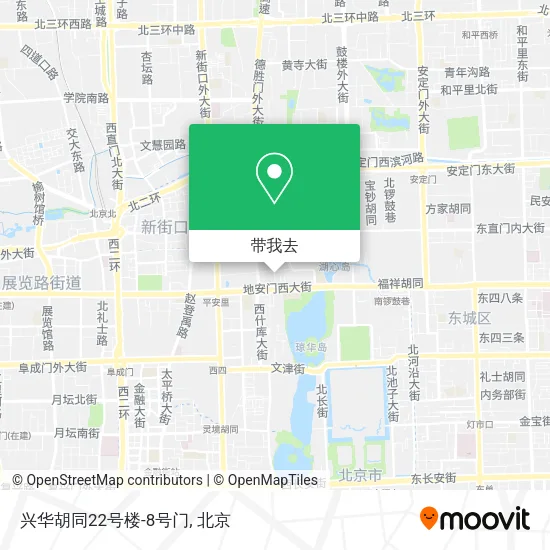 兴华胡同22号楼-8号门地图