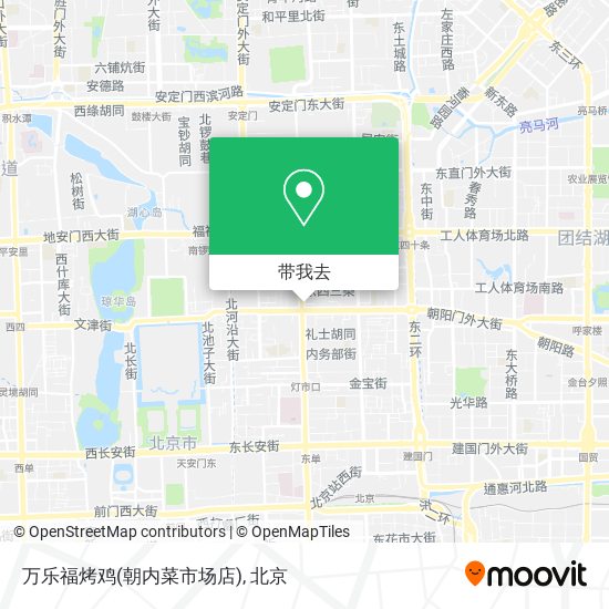 万乐福烤鸡(朝内菜市场店)地图