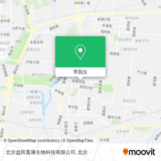 北京益民畜康生物科技有限公司地图
