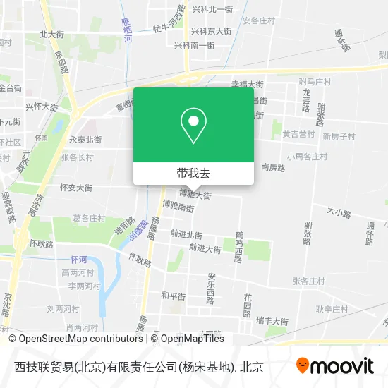西技联贸易(北京)有限责任公司(杨宋基地)地图