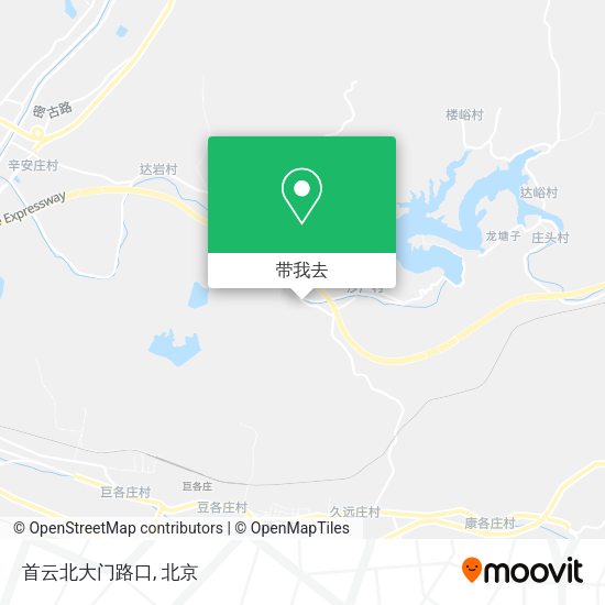 首云北大门路口地图