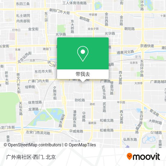 广外南社区-西门地图