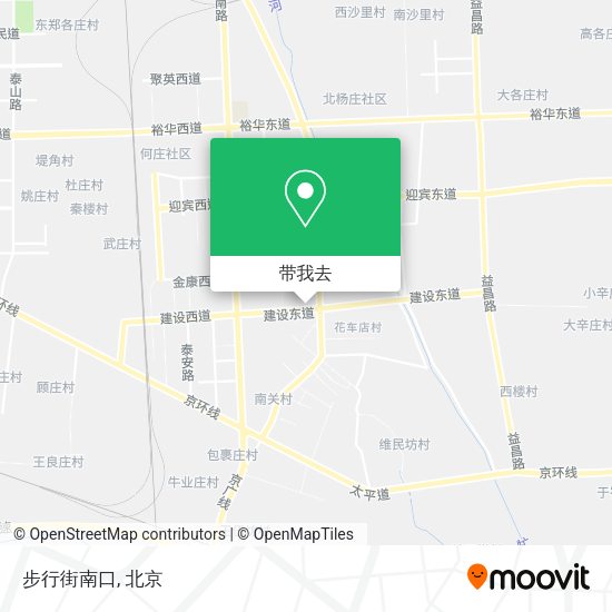 步行街南口地图