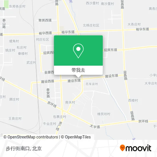 步行街南口地图