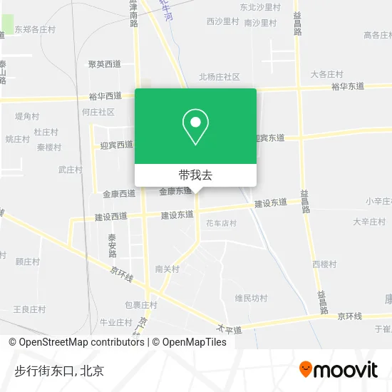 步行街东口地图