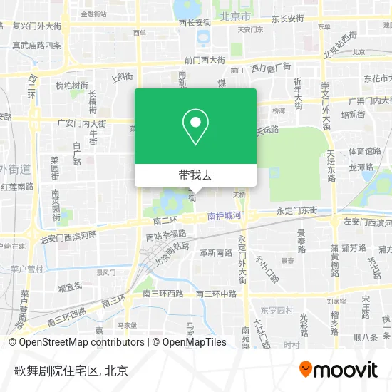 歌舞剧院住宅区地图