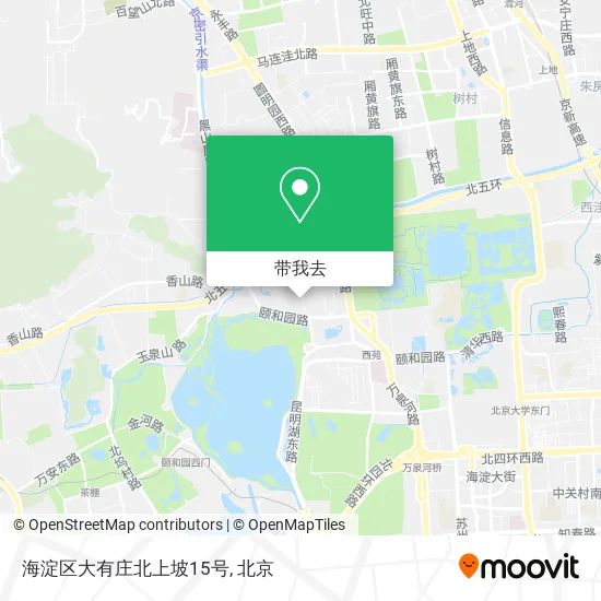海淀区大有庄北上坡15号地图