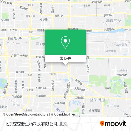 北京森森源生物科技有限公司地图