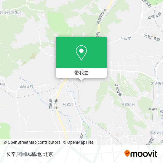 长辛店回民墓地地图