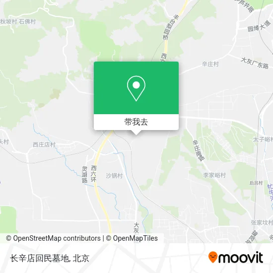 长辛店回民墓地地图