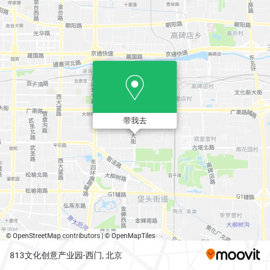 813文化创意产业园-西门地图