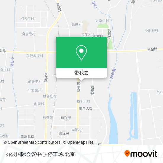 乔波国际会议中心-停车场地图
