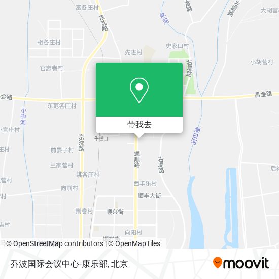 乔波国际会议中心-康乐部地图