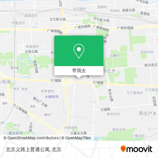 北京义路上普通公寓地图