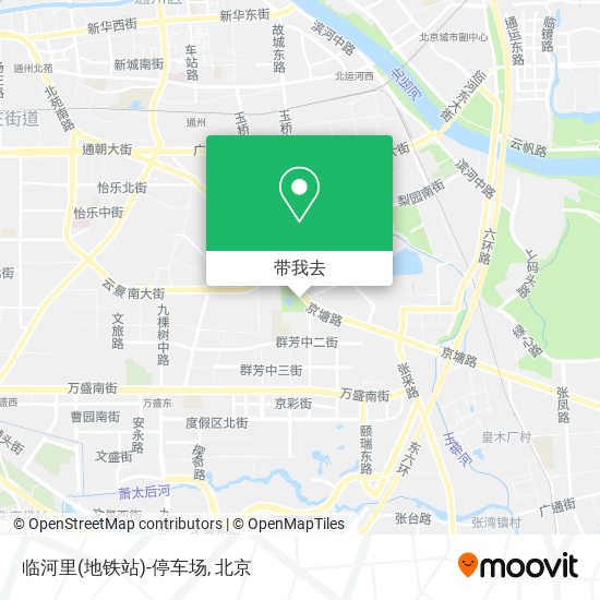 临河里(地铁站)-停车场地图