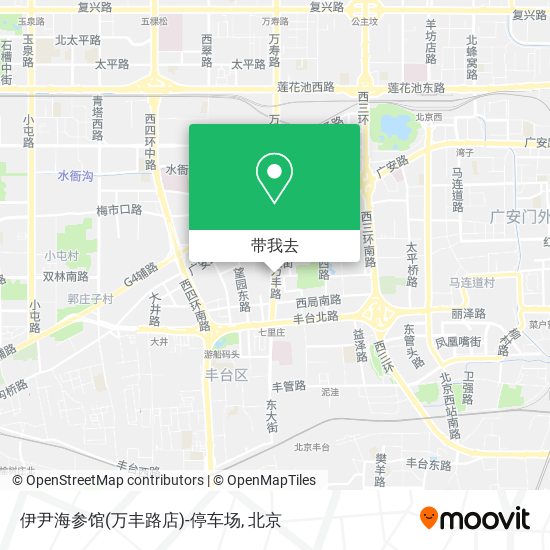 伊尹海参馆(万丰路店)-停车场地图