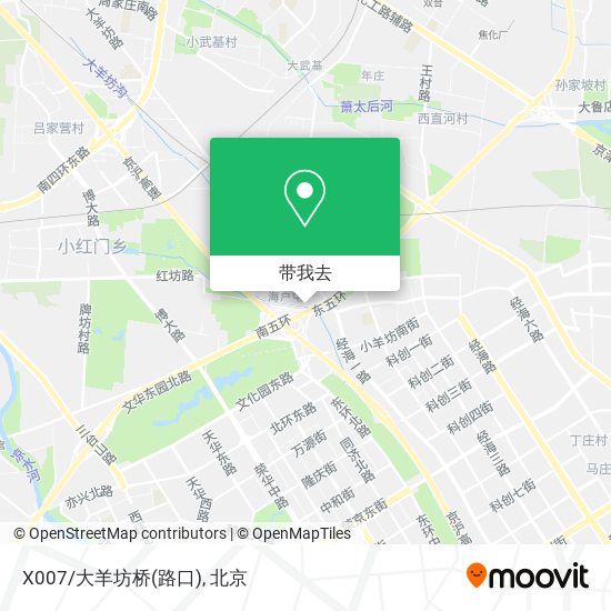 X007/大羊坊桥(路口)地图
