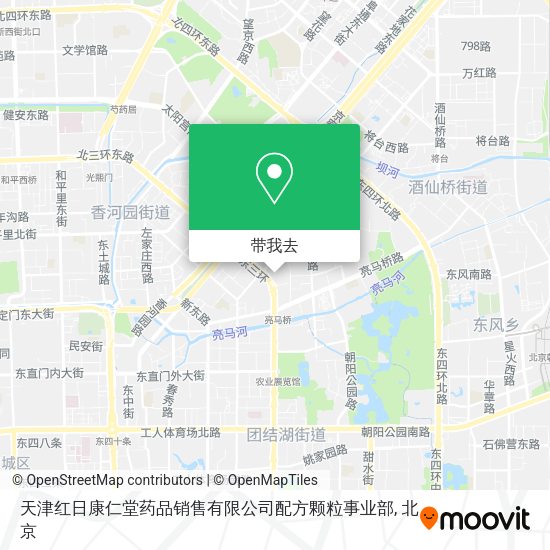 天津红日康仁堂药品销售有限公司配方颗粒事业部地图