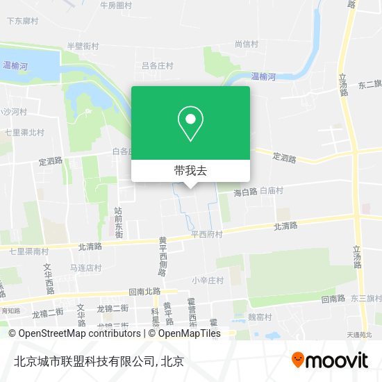 北京城市联盟科技有限公司地图